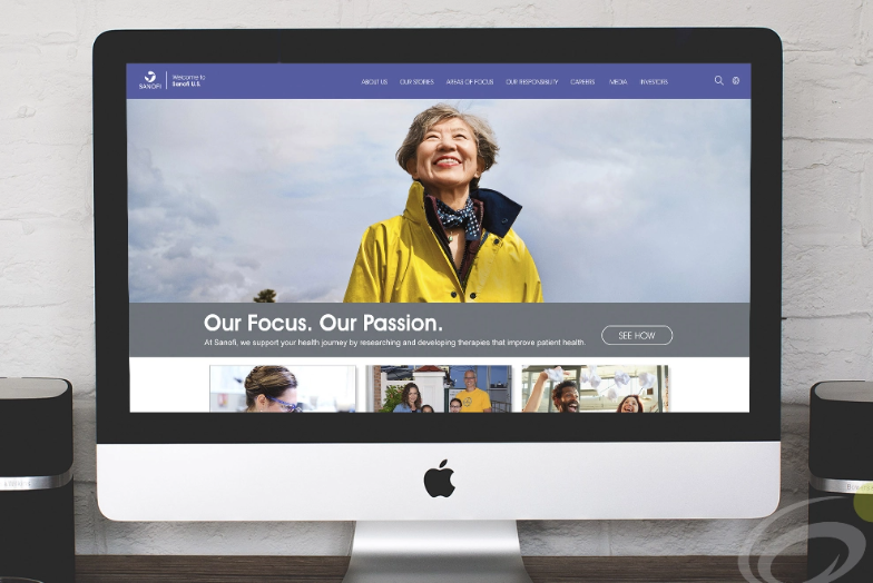 example of a digital design displayed on a monitor